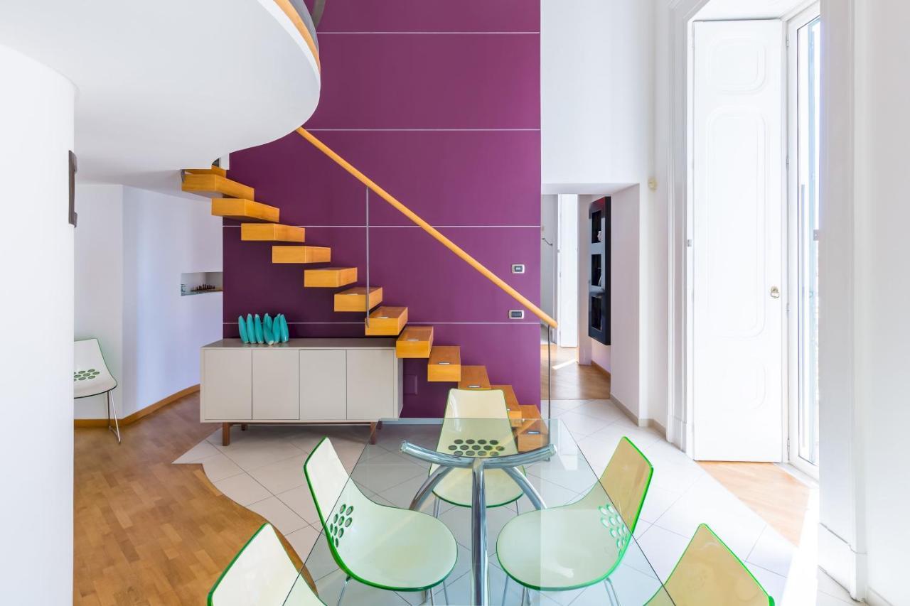 Design & Studio Duplex At National Museum Nápoles Exterior foto